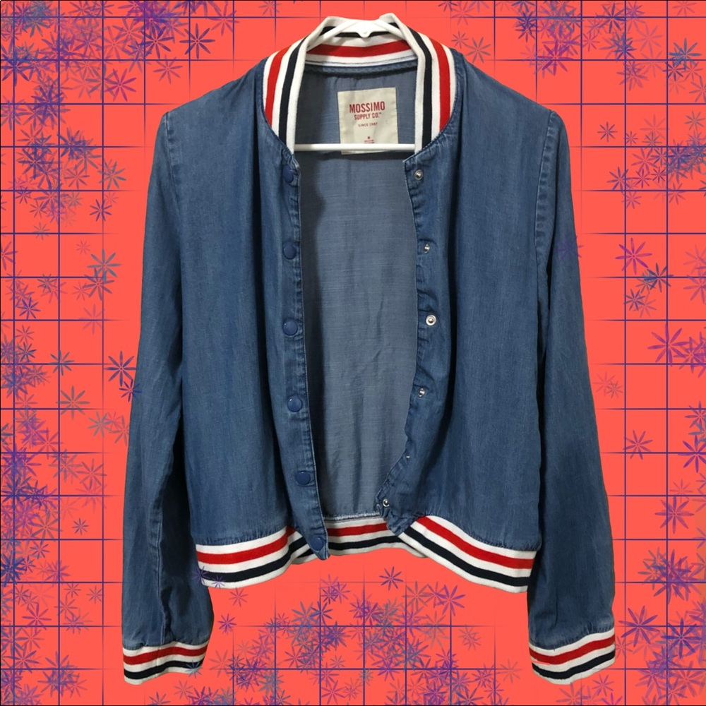 Denim Bomber Jacket